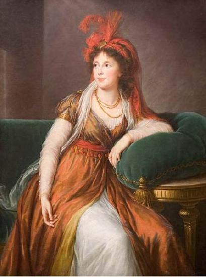 eisabeth Vige-Lebrun Portrait of Princess Galitzin Germany oil painting art